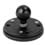 RAM Mount Plastic Magnetic Adapter Base with 1inch Ball (RAM-B-339U)