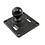 RAM Mount Square 75mm VESA Monitor Plate with 1.5 inch Ball (RAM-2461U)