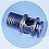 RAM Mount Plastic Marine Antenna Thread with Octagon Button