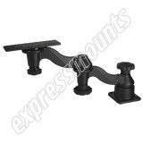 NPI RAM Horizontal Dual Bent Swing Arm with Post Plate