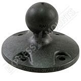 RAM Mount Plastic Round Base with 1 inch Ball