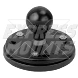 RAM Mount Plastic Magnetic Adapter Base with 1inch Ball