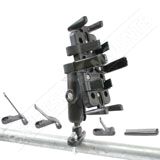 NPI RAM Universal Finger Grip Zinc U-Bolt Rail Mount
