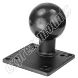 RAM Mount Square 4.75 inch VESA Monitor Plate with 3.37 inch Ball