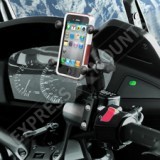 NPI RAM Universal X-Grip Cradle on Motorcycle Brake Mount RAM-B-174-UN7U