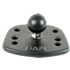 NPI RAM Humminbird Piranha Plate with 1 inch Ball
