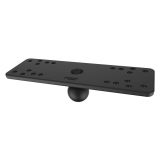 NPI RAM Rectangular 6.25 x 2 inch Plate on 1.0 inch Ball