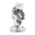 RAM Mount Chrome Surface Mount with Diamond Plate on Short Arm Assembly