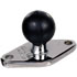 RAM Mount Chrome Diamond Plate with 1'' Ball