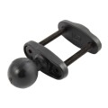 RAM Mount Square 1.5 inch Rail Clamp Base with 1.5 inch Ball