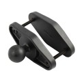 RAM Mount Square 4 inch Rail Clamp Base with 1.5 inch Ball