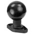 RAM Mount Square 2.5'' Rail Clamp Base with 3.37'' Ball