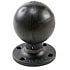 RAM Mount Round 2.5'' dia Round Plate with 2.25'' Ball