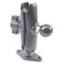 RAM Mount Standard Arm with Side 1 inch Ball and Diamond Plate