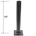 RAM Mount Tele-Pole 18 inch Long Female Base