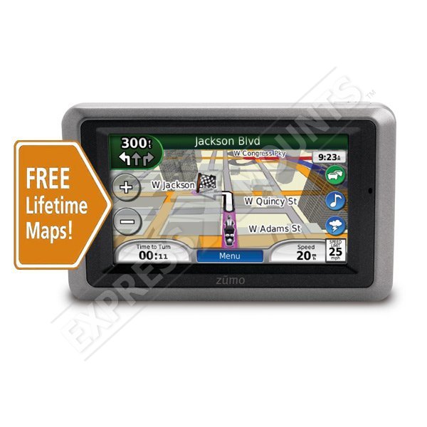 Garmin Zumo 665 with Lifetime Map Updates